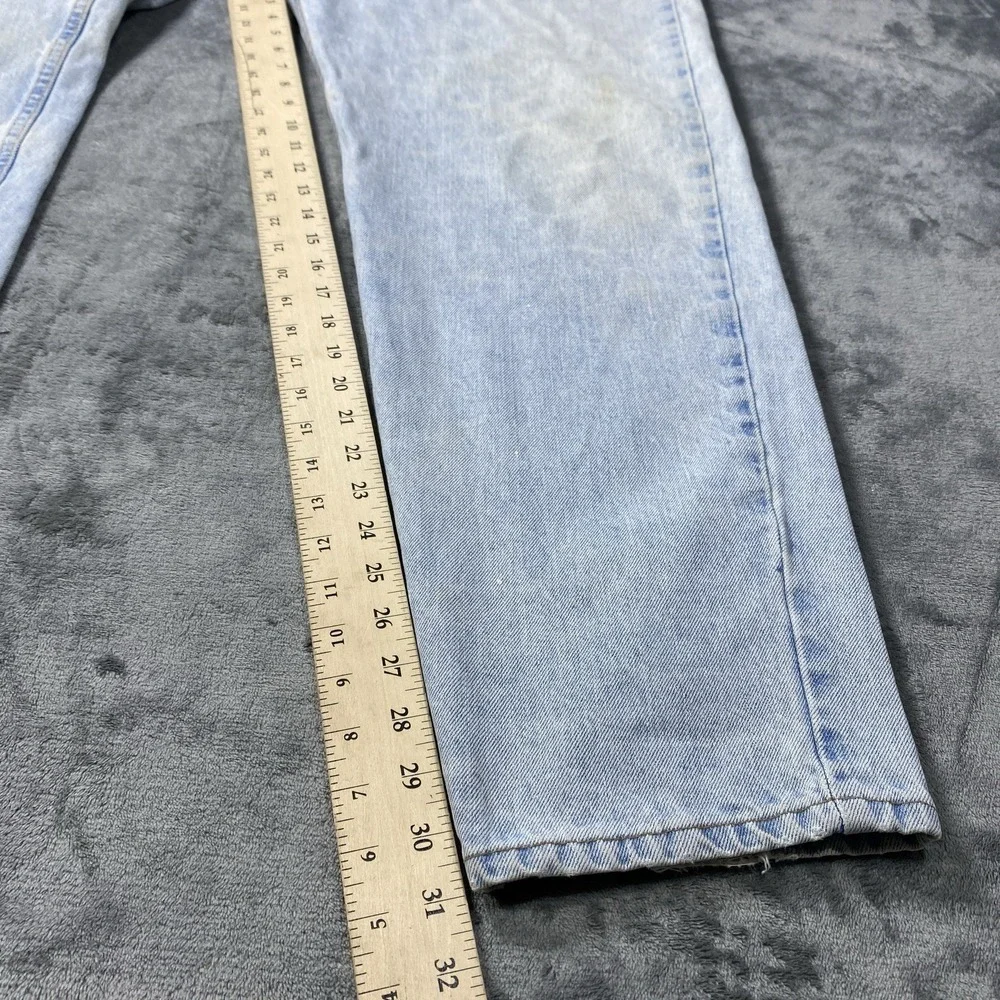 Vintage Levis 550 Jeans Fits 42x31 USA Made 1995 Tapered Relaxed Denim Work Fade